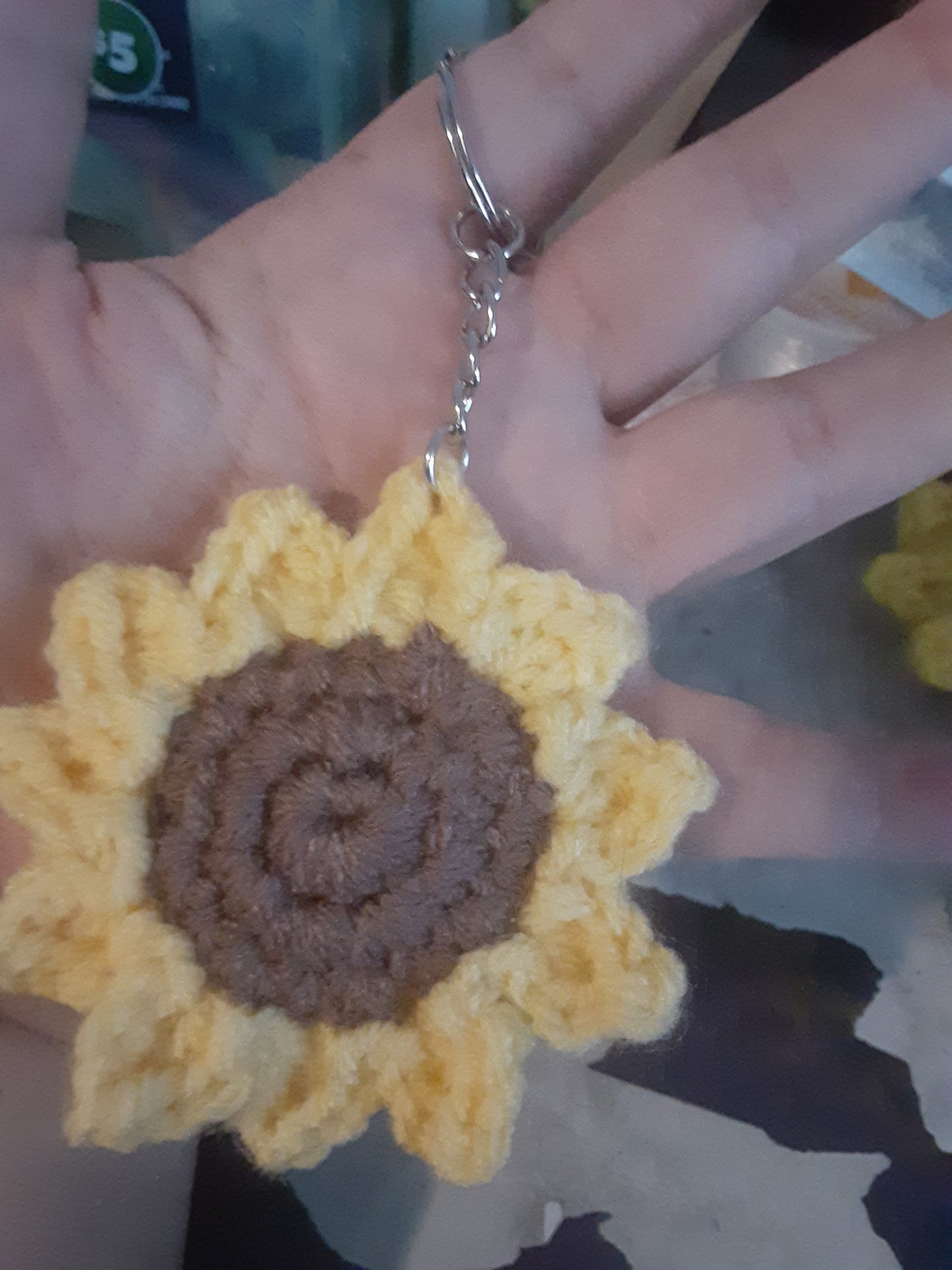 flower key chain