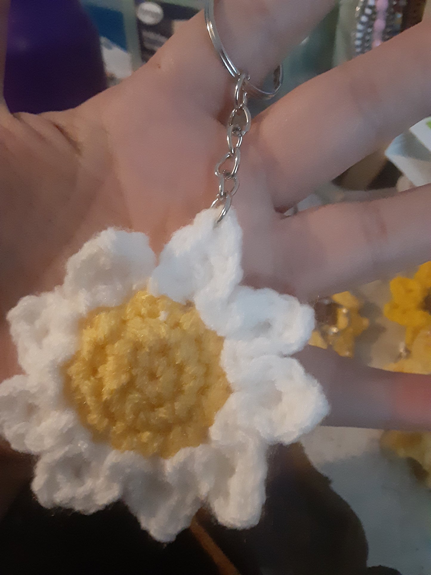 flower key chain