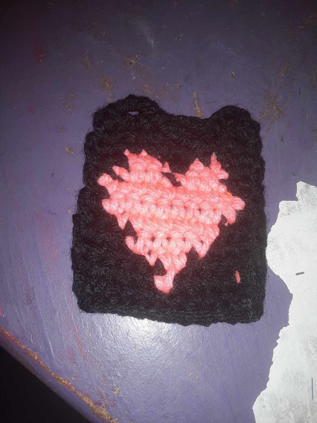 mini heart tapestry